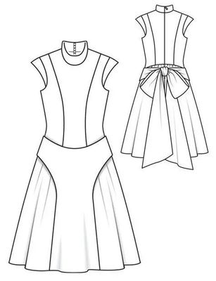 服裝工業(yè)款式圖線稿模板合集 280例實(shí)用參考助力電纜經(jīng)營